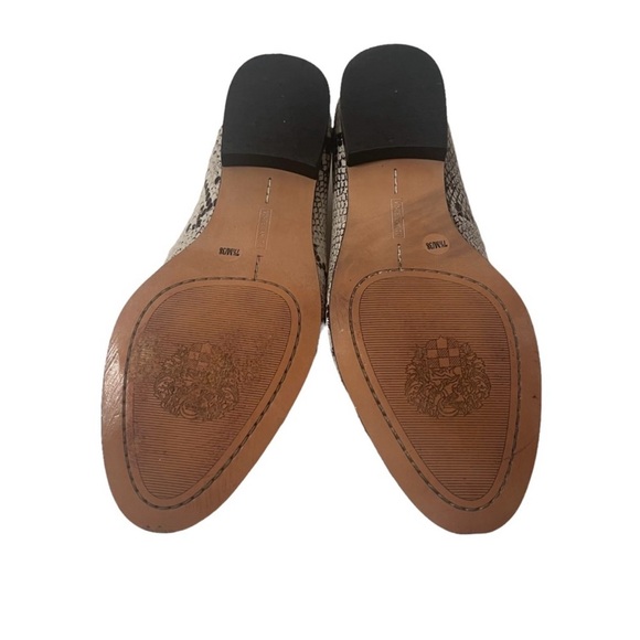 Vince Camuto Snakeskin Shoes Size 7 1/2 - Picture 7 of 7